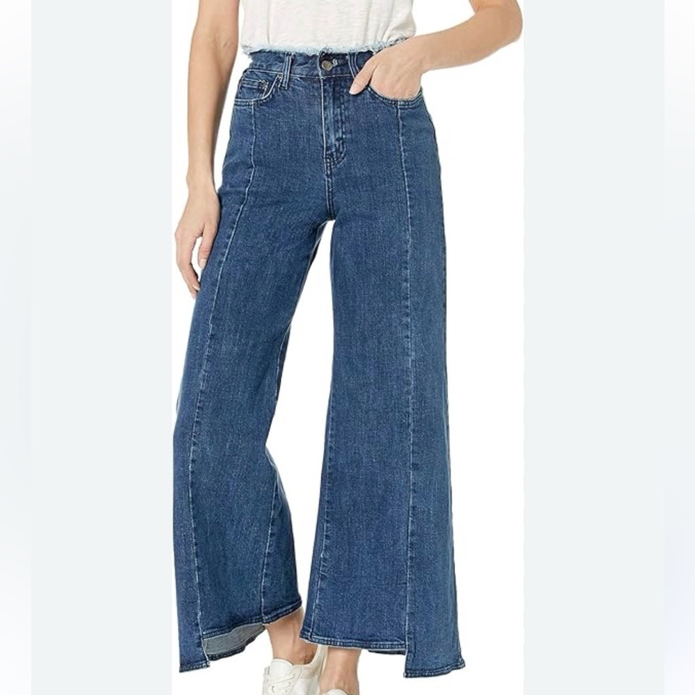 EVIDNT Women's Blue Wide-Leg Jeans